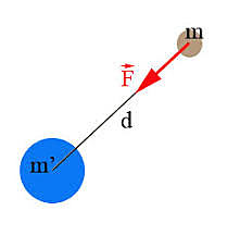 Primeras ideas sobre la ley de la gravitación universal.