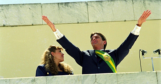 fernando collor toma posse como presidente do brasil 1990
