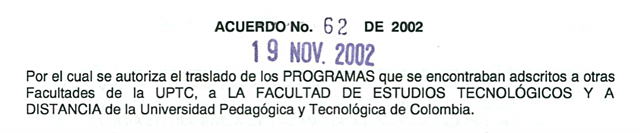 Acuerdo 062 de 2002