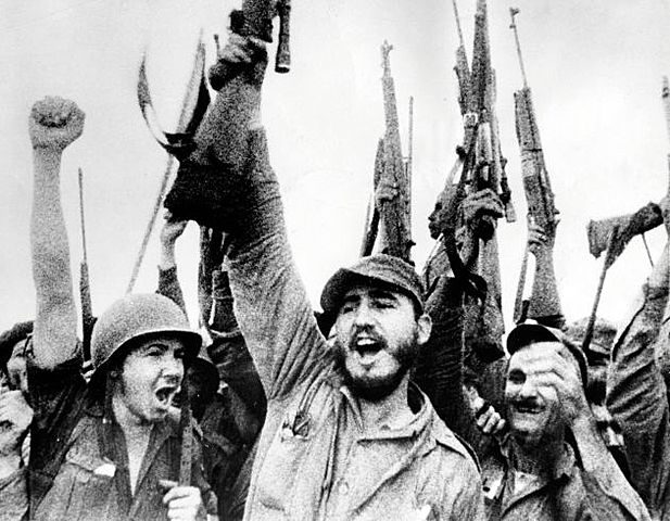 Fidel Castro and Troops Enter Havana