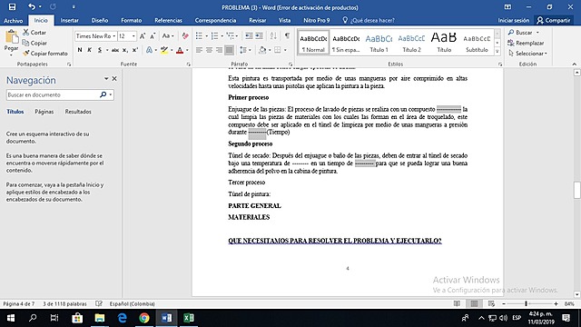 Elaboración del trabajo escrito