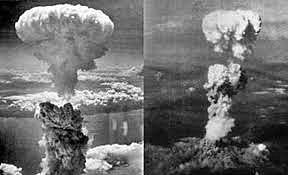 Atomic bombs dropped on Hiroshima and Nagasaki