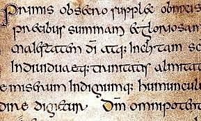 Escritura semiuncial irlandesa