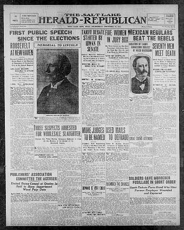 Spanish Influenza Now In Cedar City