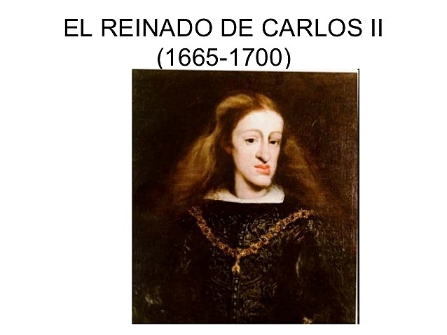 Empieza el reinado de Carlos II