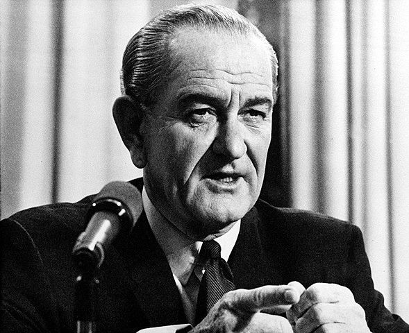 Lyndon B. Johnson becomes President of the U.S.A