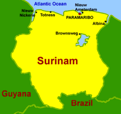 Britain surrenders Surinam to Holland in return for New Amsterdam (in New York)