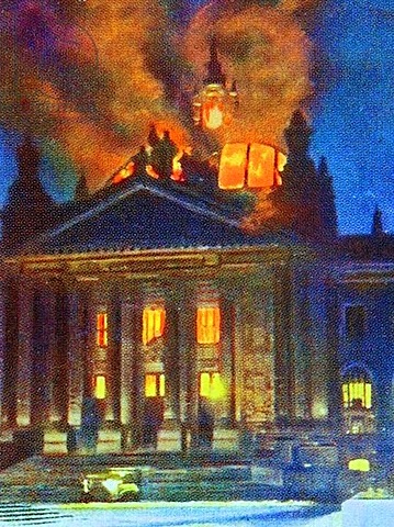 Reichstag fire ( Germany ) ( Nazi dictatorship )