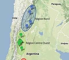 Les provinces viticoles d´Argentine