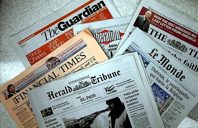 Usos: archivos de los diarios o periódicos