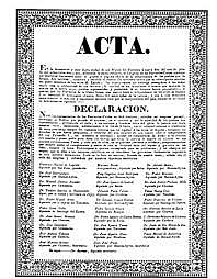 Declaración de la Independencia