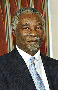 Thabo Mbeki sucede a Nelson Mandela no cargo de Presidente