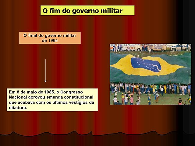 Fim do governo militar
