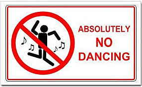 Arrested for dancing