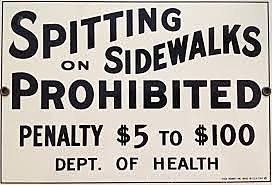 Spitting illegal