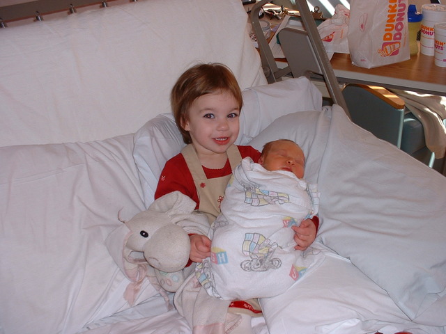 My brother was born.