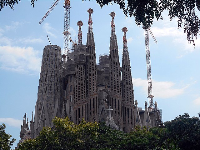 De Sagrada Familia van Antoni Gaudi