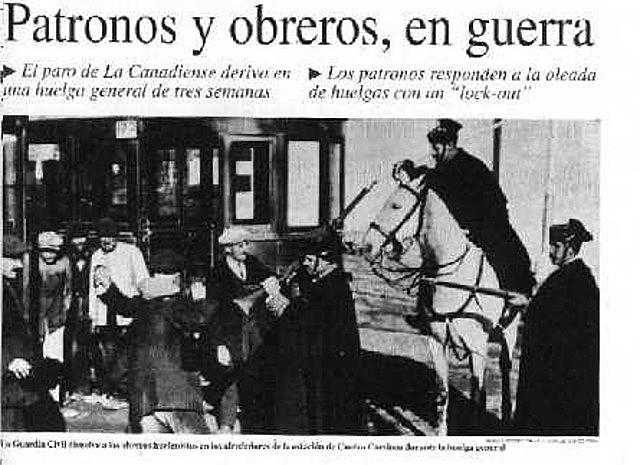 Conflicte lagoral La Canadenca