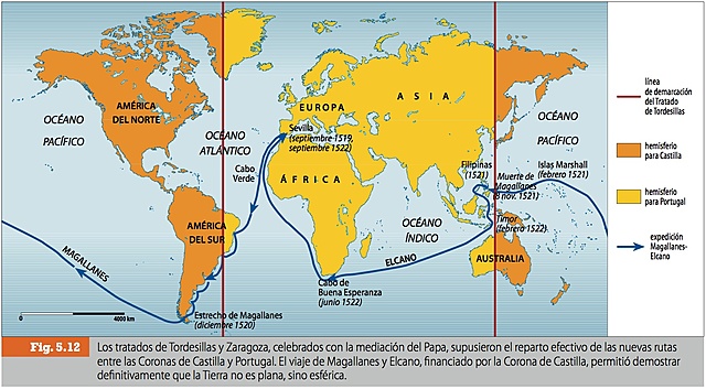 : termina el viaje a Magallanes y Elcano.