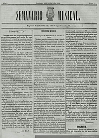 Apareció "El Semanario Musical"