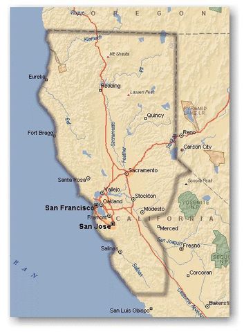 Califorrnia claims land