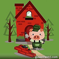 Pig #3 Builds a House of Bricks
