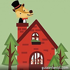 Wolf Goes Down the Chimney