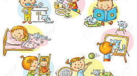 Timeline: Mein Tagesablauf