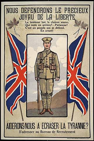 Conscription crisis during World War One