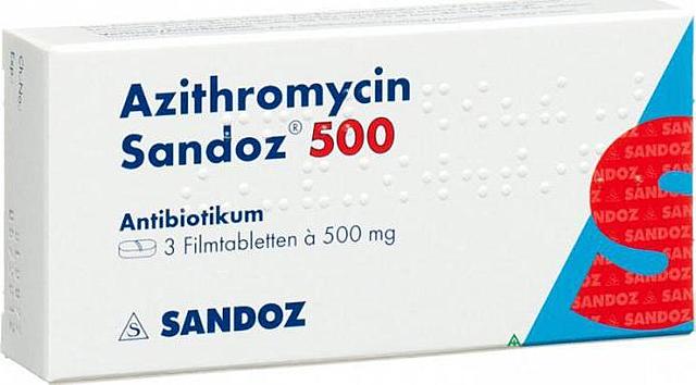 the antibiotic azithromycin