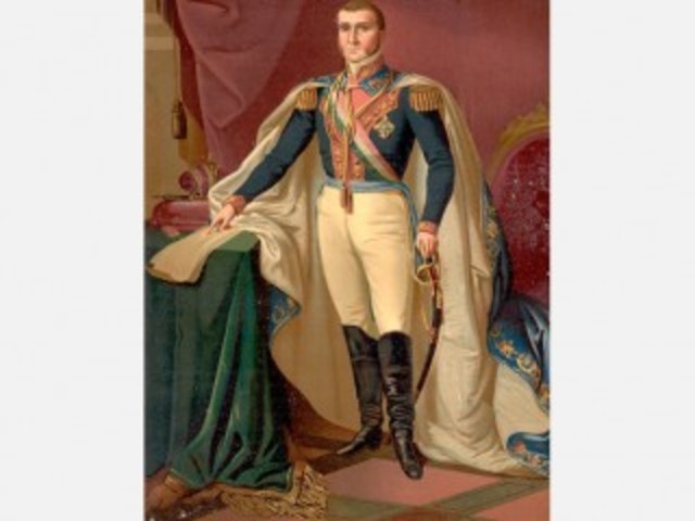 General Augustin de Iturbide assumes control as Emperor of Mexico