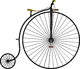 Bicicleta de rueda alta