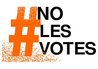 Campaign "No les votes"