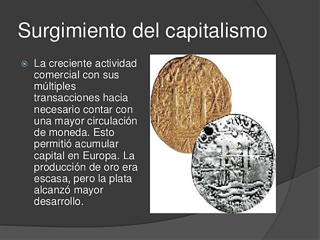 El surgimiento del capitalismo