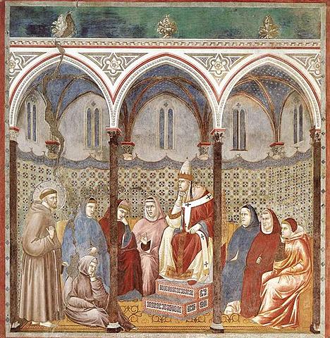 St. Francis Preaching a Sermon to Pope Honorius III