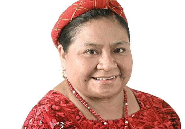 Rigoberta Menchú Tum 1992 Un reconocimiento que había generado debate desde que fue nominada al premio. La figura de Menchú es para algunos de lucha y para otros de confrontación y política.