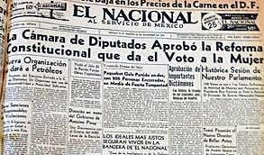 En México después de un largo camino...