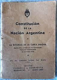 Constitución nacional