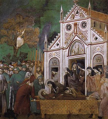 St. Francis Mourned by St. Clare