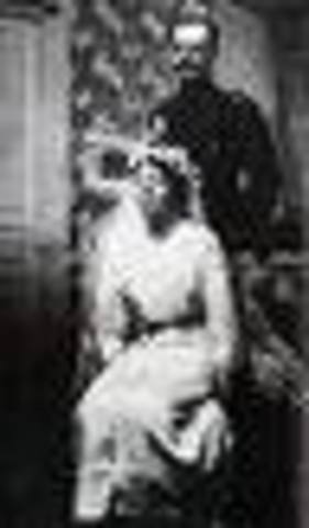 Marriage of Olga Romanov to Nikolai Alexandrovich Kulikovski