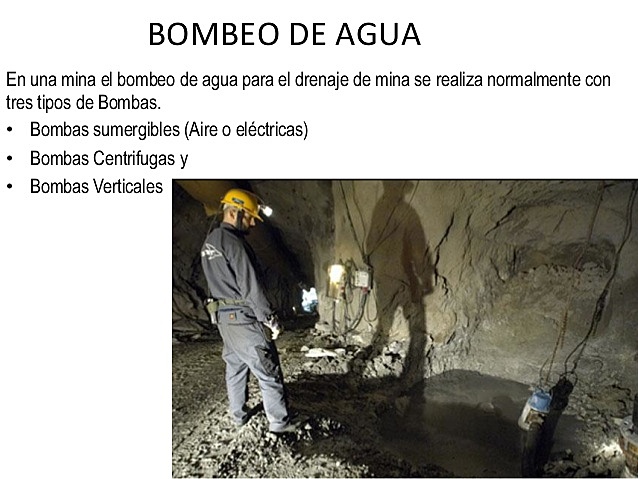 Bomba para remover agua