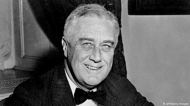 Roosevelt eleito presidente dos EUA
