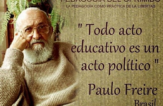 Paulo Reglus Neves Freire. 1921-1997 origen brasileño, Pedagogo.