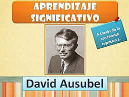 TEORÍA DE APRENDIZAJE SIGNIFICATIVO-DAVID AUSUBEL