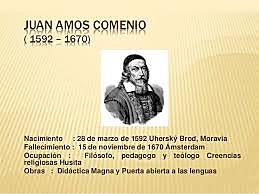 MAR 21, 1592 JUAN AMOS COMENIO