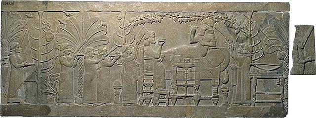 Assurbanipal and His Queen in the Garden