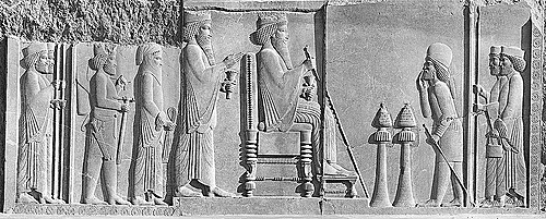 Darius and Xerxes Receiving Tribute
