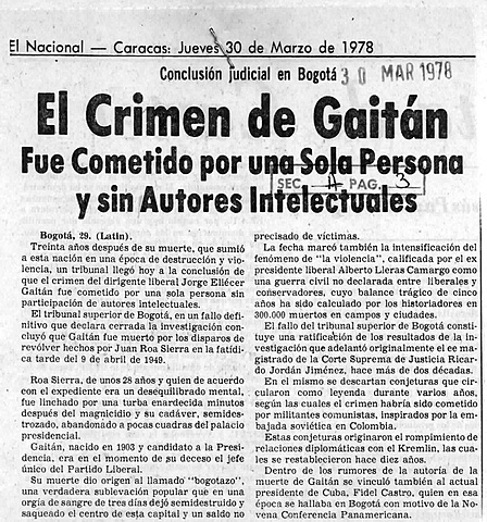 Asesinato de Gaitan