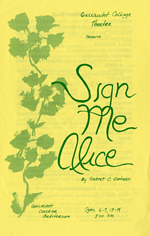 "Sign Me Alice"