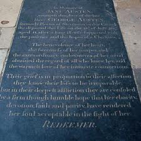 Jane Austen dies